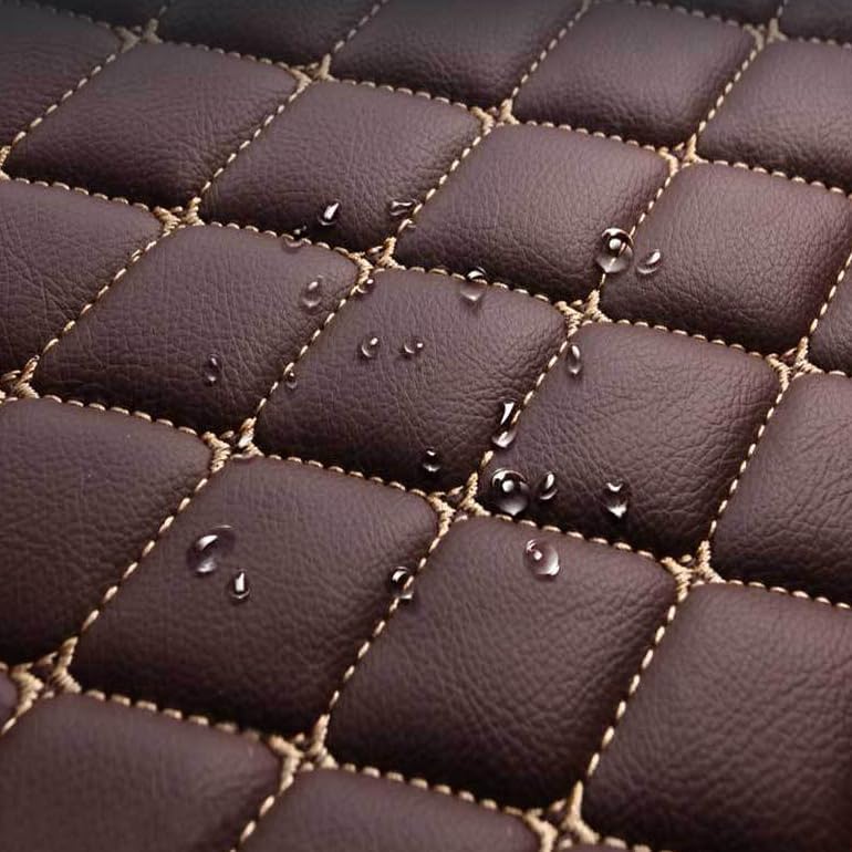 Customized Personalized car Floor mats, All-Weather Luxury car Floor mats, Waterproof and Anti Slip Leather car Floor mat Lining, 95% Customized car, Truck, and SUV Floor mats (Purple)