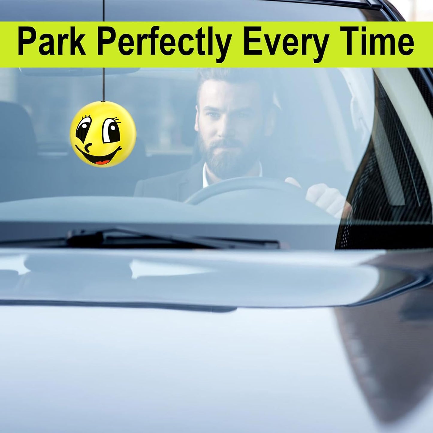 Garage Parking Aid Ball, Parking Guide System for Car Accessories, Stop Indicator, Parking Assist Ball, Aid-Parking Kit, Garage Car Stopper, Pack of 2