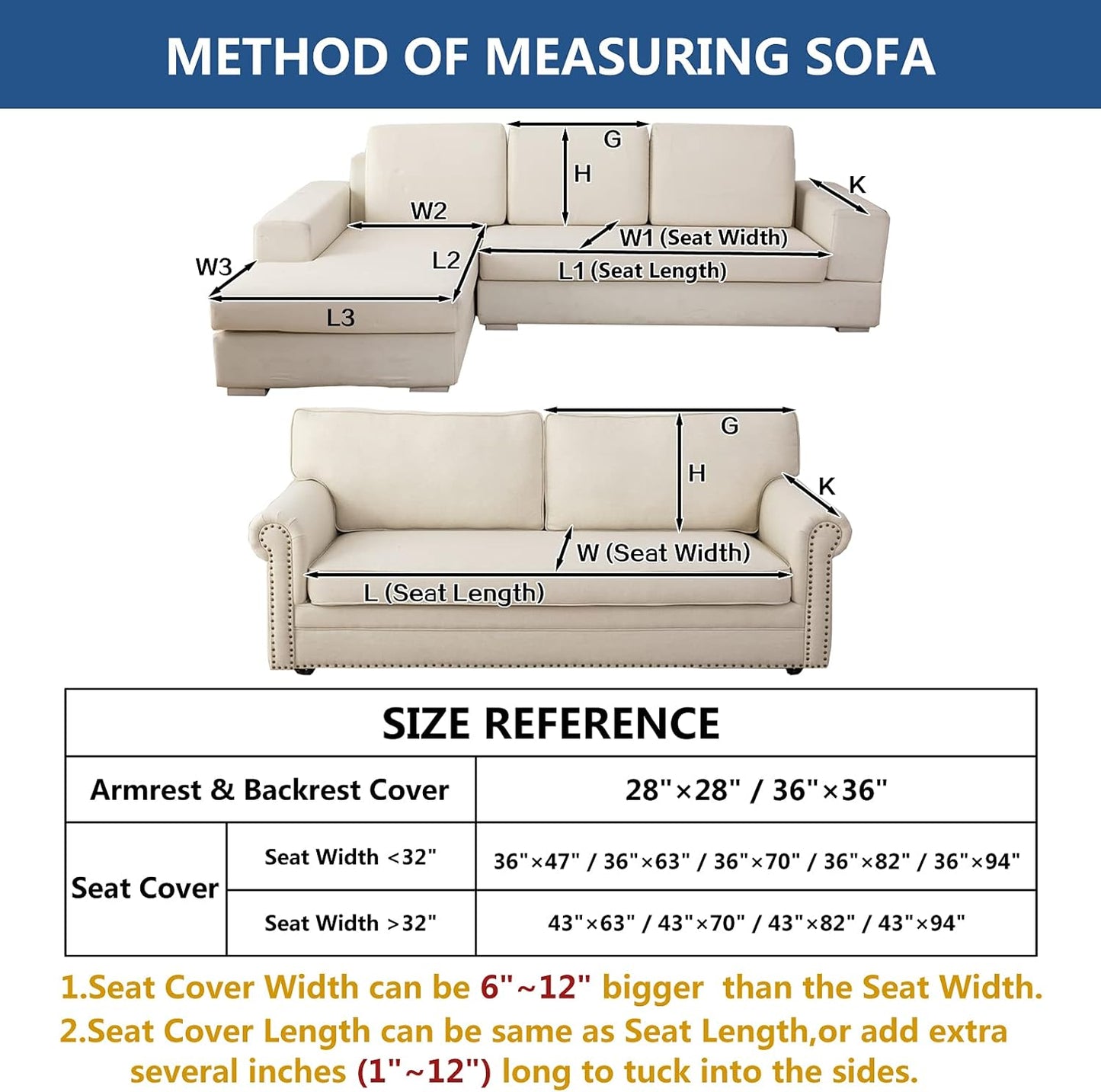 Eismodra Armrest Covers,Couch Cover,Sofa Cover,Backrest Covers,Anti-Slip Armchair Slipcovers for Dogs Cats Pet Loveseat Recliner Leather L Shaped,Light Gray 28 x 28 Inches (Only 1 Piece)