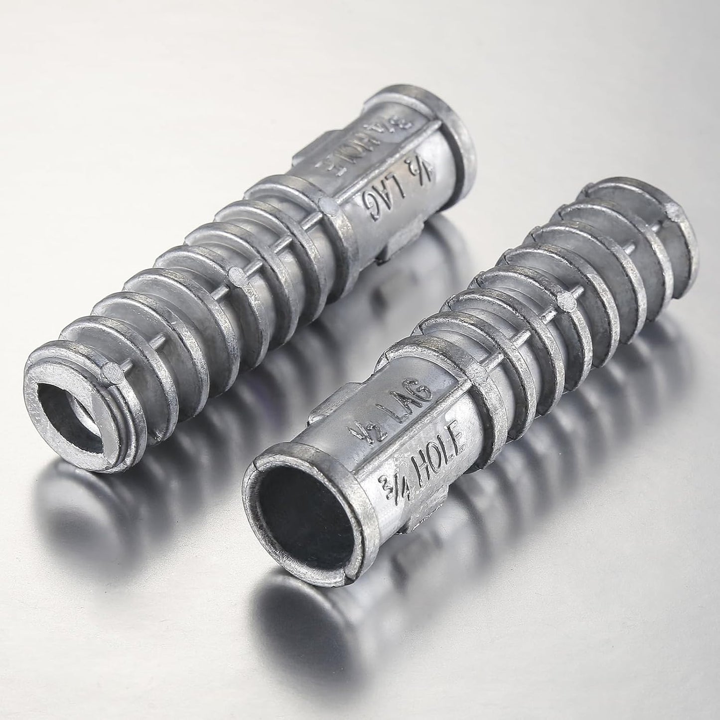 Wensilon(100pcs) 1/4 * 1 Lag Shield Anchor Long Zinc Alloy Bolts Concrete Anchors, Zinc Alloy Masonry Anchors Hole