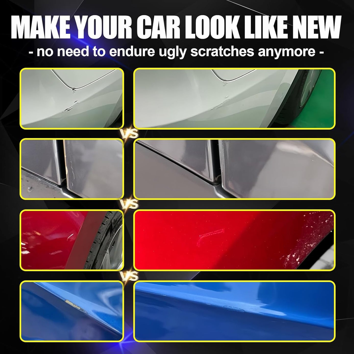 KIKIMO for Tesla Touch Up Paint(Ultra Red(PR01)), Car Paint Repair Kit for Tesla Model Y/3/S/X, 2 In 1 Scratches Repair with Pen Tip and Brush, Color-Matched for Quick & Easy Fix