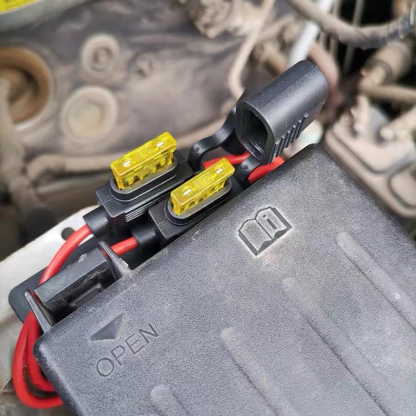 (80Pcs) 10 Amp Standard Fuse, 10A Car Blade Fuses for Car/RV/Truck/SUV/Motorcycle/Boat