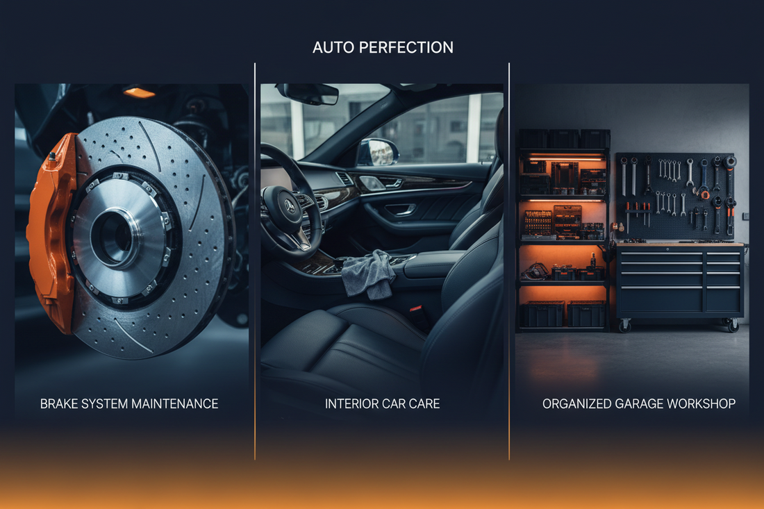 How Brake System Maintenance, Interior Care, and Garage & Shop Organiz ...