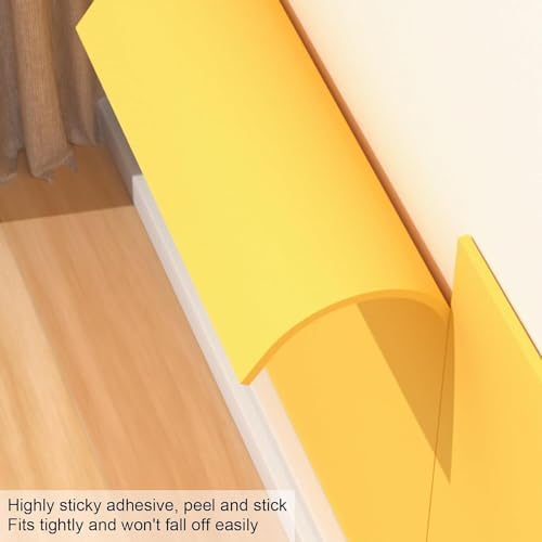 Heavy-Duty Garage Wall Protectors - Self-Adhesive Rubber Foam, Studio & Gym Wall Protection, Grey, 39.3"x39.3", Easy to Install, Impact Resistant