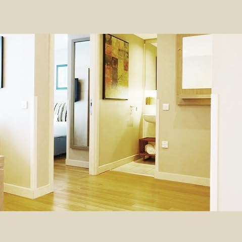 Proflex Wall Corner Protector - White Textured 1-1/2 inch x 60 inch - Pack of 6 - Self Adhesive Corner Guards for Walls Edge Protection – Easy to Apply – No Tools Needed