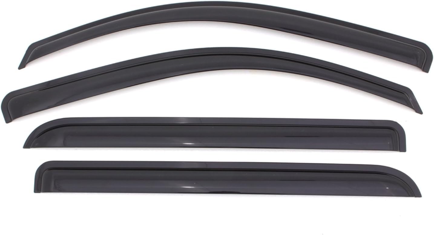 KPY Window Visor Compatible with Toyota Corolla 2009-2013, 4PC Rain Guard Side Window Vent Deflectors Tape-On Mugen Style, 2009 2010 2011 2012 2013