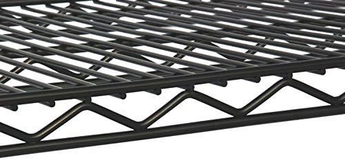 Omega 30" Deep x 60" Wide x 96" High 3 Tier Black Starter Shelving Unit