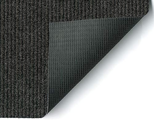 KOECKRITZ Heavy Duty Durable All Weather Indoor/Outdoor Non Slip Entrance Mat Rugs and Runners for Office Business Building Home Garage Front Door (3' x 12', Charcoal)
