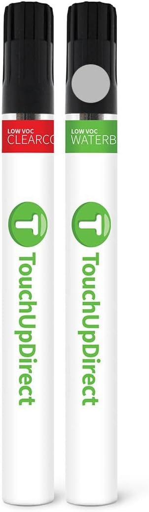 TouchUpDirect 1J6 Elemental Silver Metallic Compatible with Toyota Exact Match Touch Up Paint Brush - Essential Kit