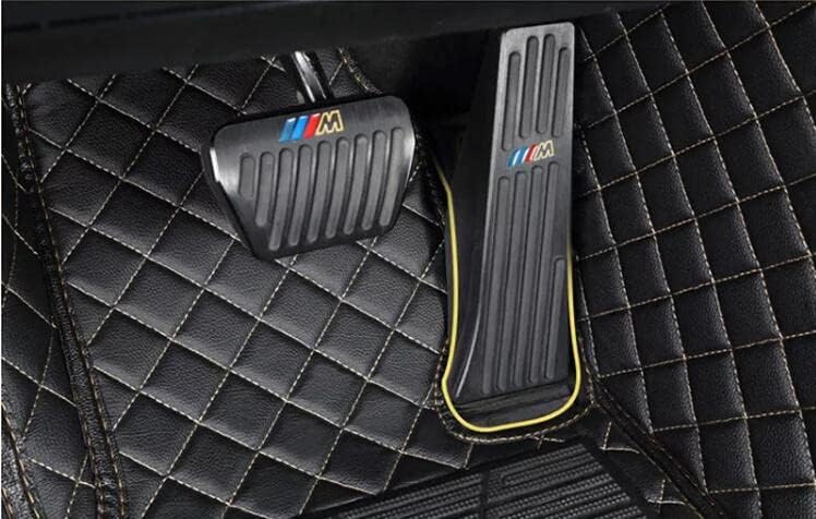 Custom All-Weather Protection Leather Car Floor Mats for Cars Sedan SUV Sports Car Waterproof Floor Mat (Green)