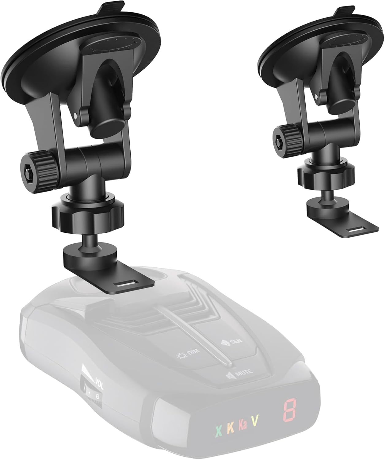 Super Radar Detector Mount,Super Car Windshield,Dashboard Suction Cup Bracket,Suitable for Cobra Radar Detector iRadar ESD SPX RAD 480i 380 450 7800BT(for Cobra Radar)