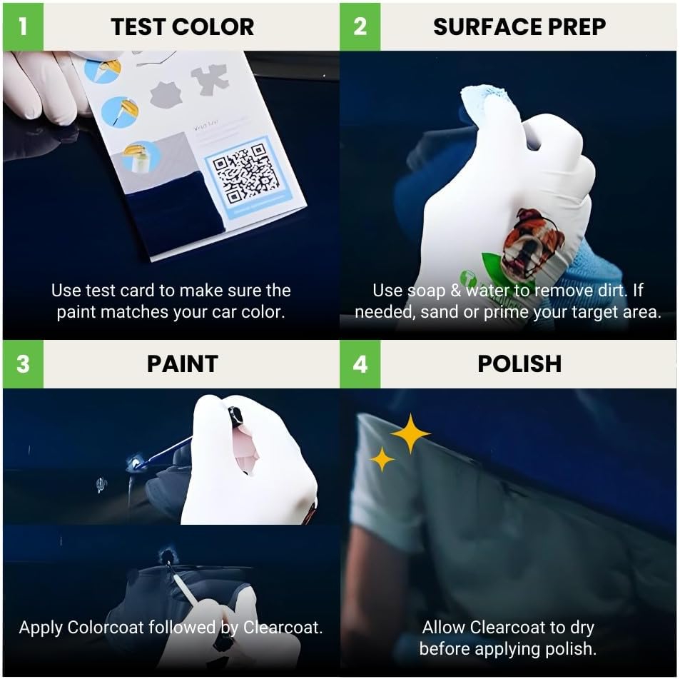 TouchUpDirect 5C8 Trail Dust/Sand Compatible with Toyota Exact Match Touch Up Paint Brush - Platinum Kit