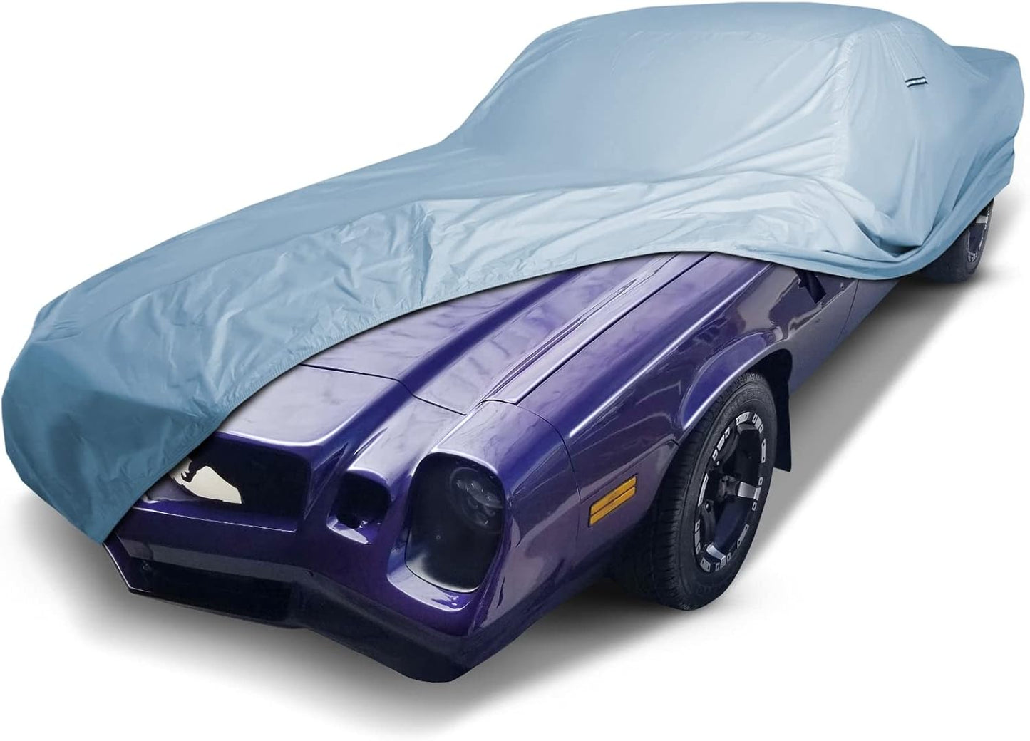 iCarCover Premium Car Cover for 1974-1981 Chevy Camaro Z28, Type LT Heavy Duty Waterproof All Weather Automobiles Custom Fit Indoor Outdoor UV Snow Protection Covers with Straps and Bag