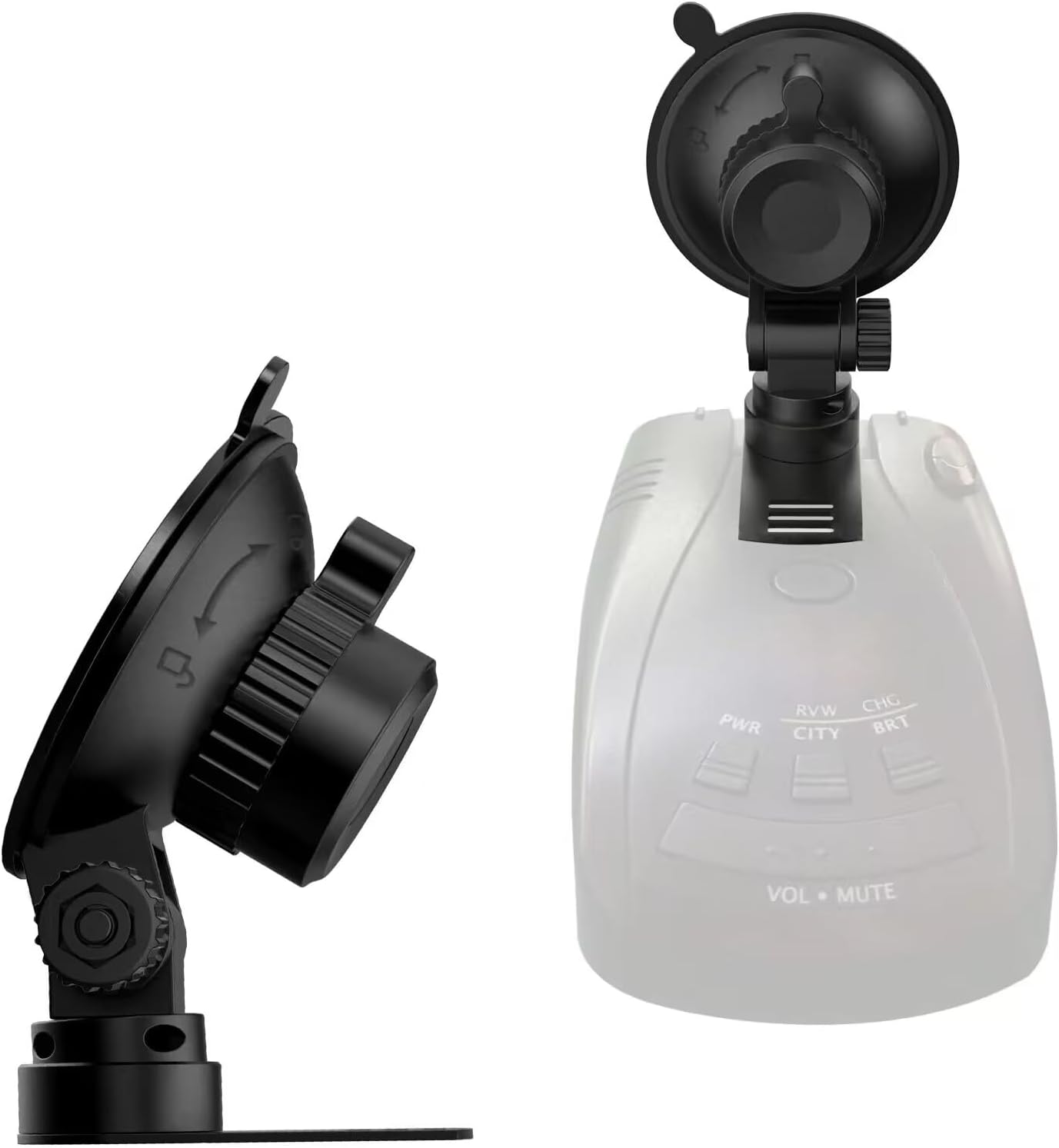 Radar Detector Mount,Car Radar mounting Bracket Suction Cup Holder,Windshield and Dashboard Radar Detector Suction Mount,for Cobra Escort Beltronics,Easy to Install