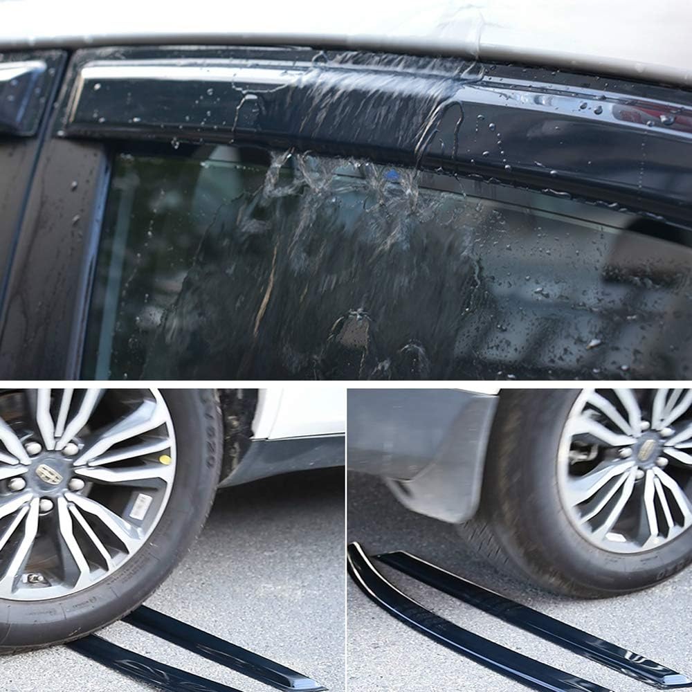 94452 Sunproof Waterproof Side Window Wind Deflector, 4pcs Protective Replacements Rain Guards Set, Window Visor fit for 2018-2024 Honda Odyssey