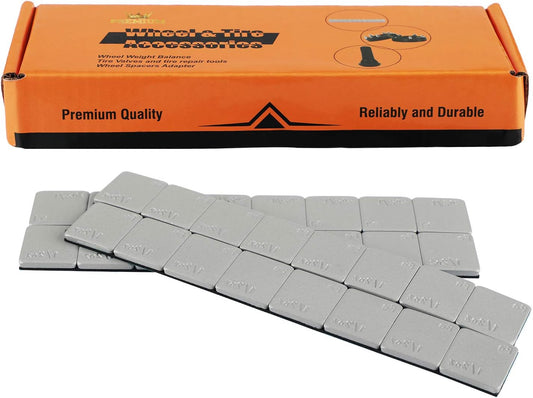 0.5 Oz Stick on Wheel Weights（144pcs,72oz）,1/2 Oz Gray Adhesive Backed Wheel Weights for Cars, Trucks, SUVs, Motorcycles, Low Profile