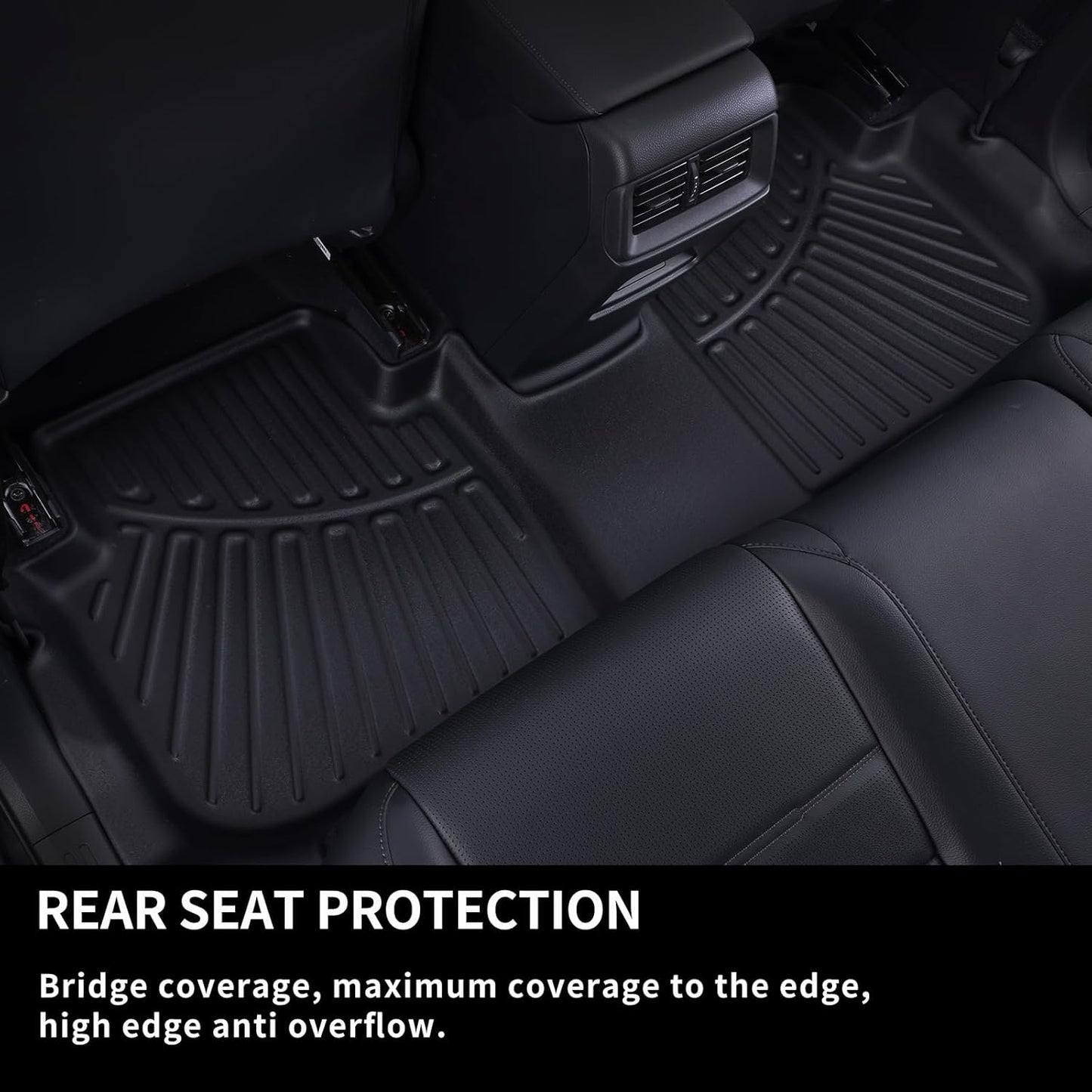 Floor Mats & Trunk Mat for 2019-2024 2025 BMW X5 40i/50i/M50i/M60i/M/M Competition,TPE All Weather Protection 2 Rows Full Set Car Mats