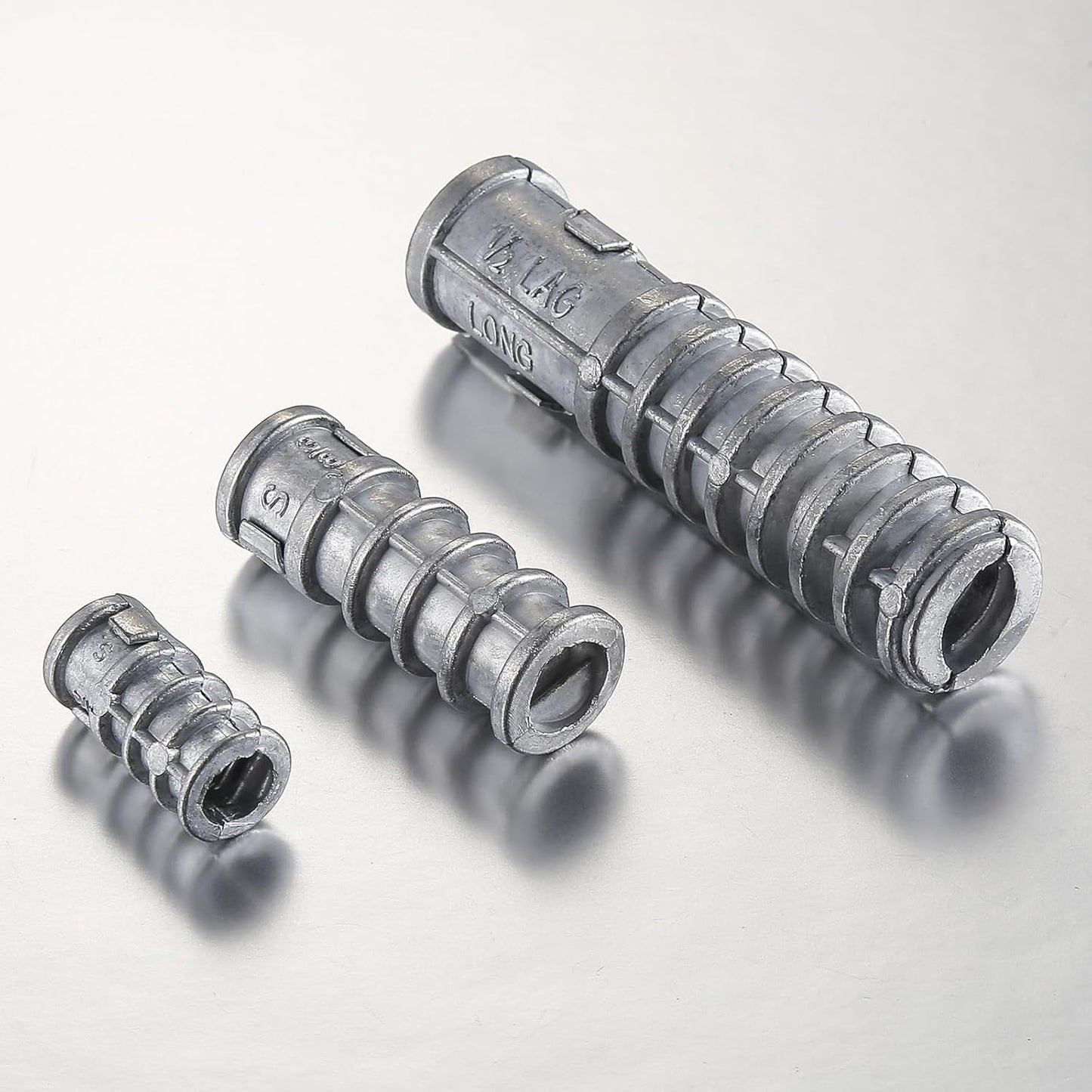 Wensilon(30pcs) 5/16 * 1-1/4 Lag Shield Anchor Long Zinc Alloy Bolts Concrete Anchors, Zinc Alloy Masonry Anchors Hole