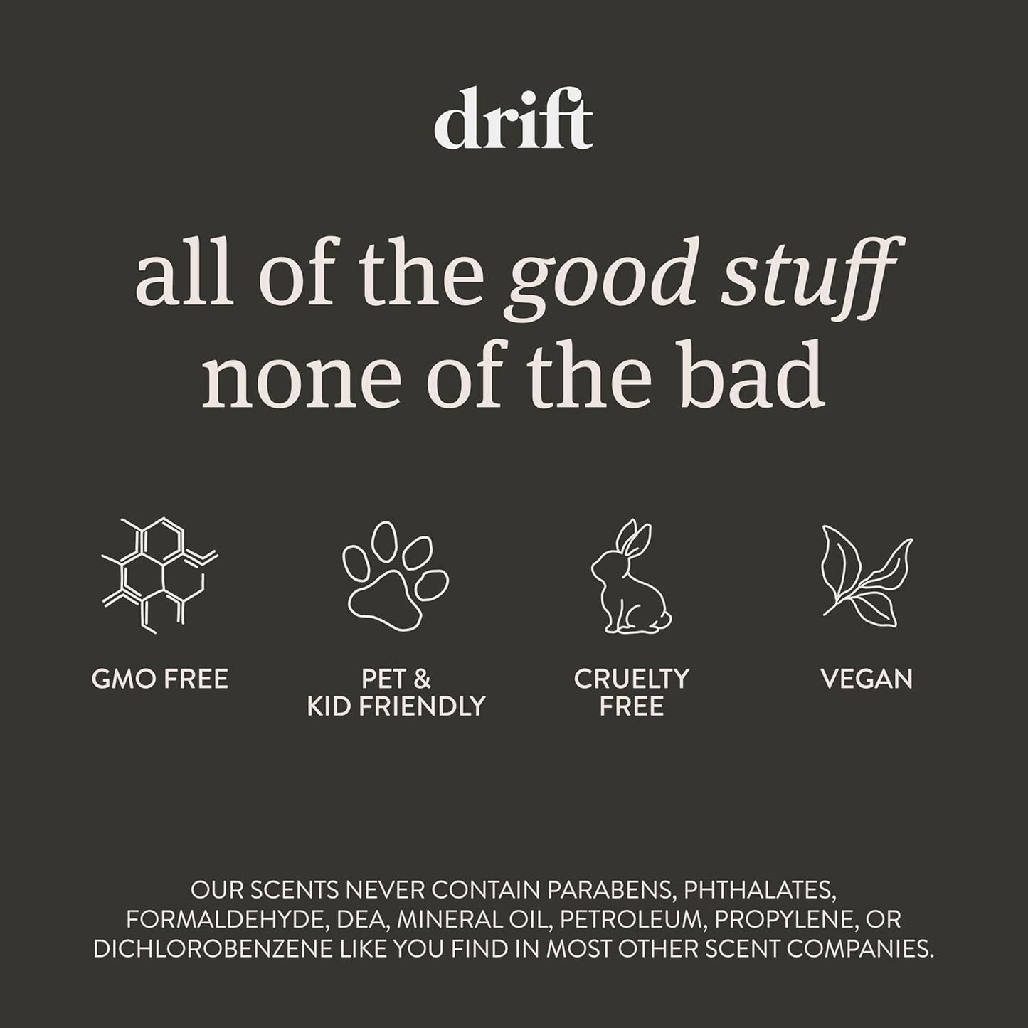 Drift Car Air Freshener - Wood Air Freshener - Car Odor Eliminator - Pine Scent Starter Kit