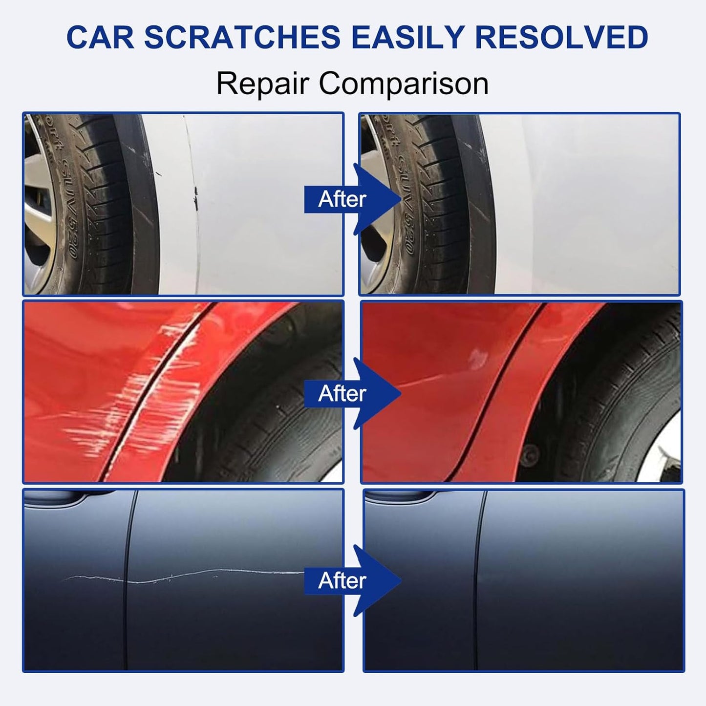 Lconic Silver Metallic(JS) Touch Up Paint for Ford -Exact Match–Chips and Nicks Car Paint Scratch Repair Kit Automotive Paint Pen for F-150/Mustang/Transit/Explorer/Ranger/Escape/Edge