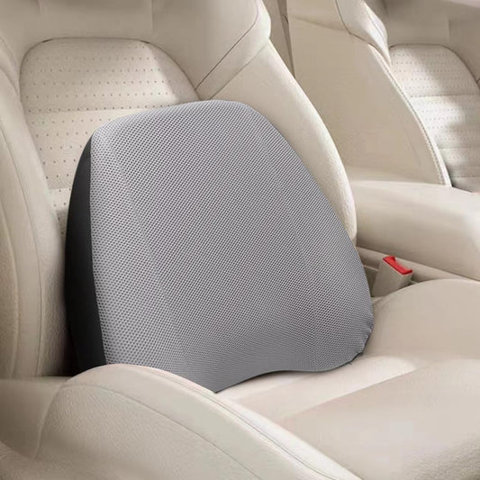 Super Comfy Lumbar Pillow, Lumbar Support Pillow for Back Pain Relief with Adjustable Strap, 100% Memory Foam & Breathable Removable Cover, Ergonomic Design - Softness Back Support Pillow(Gray)