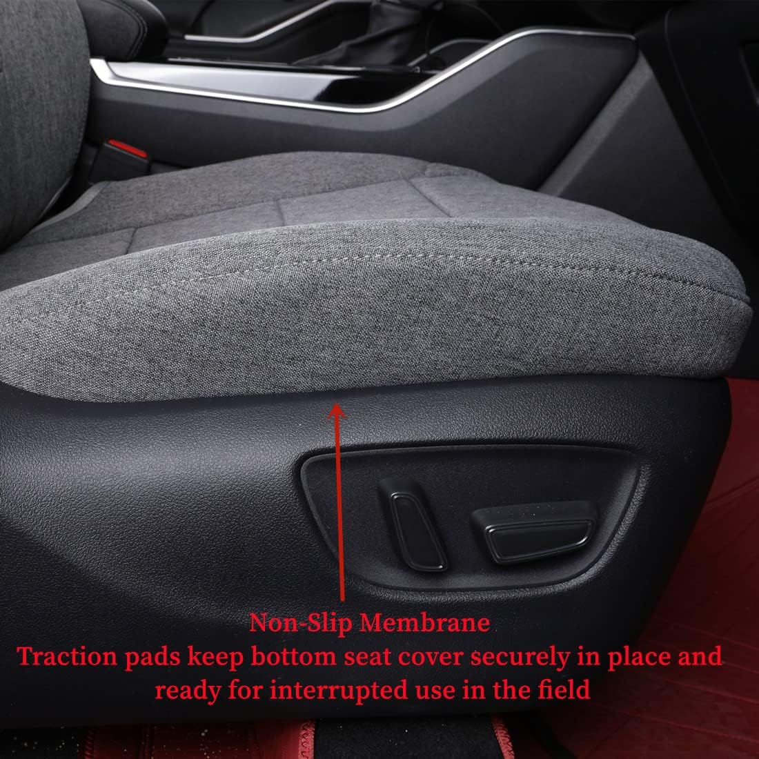 coverdream Custom Seat Covers Compatible with Select Toyota Camry Hybrid XLE,Hybrid XSE 2018 2019 2020 2021 2022 2023 Models (Gray,Full Set)