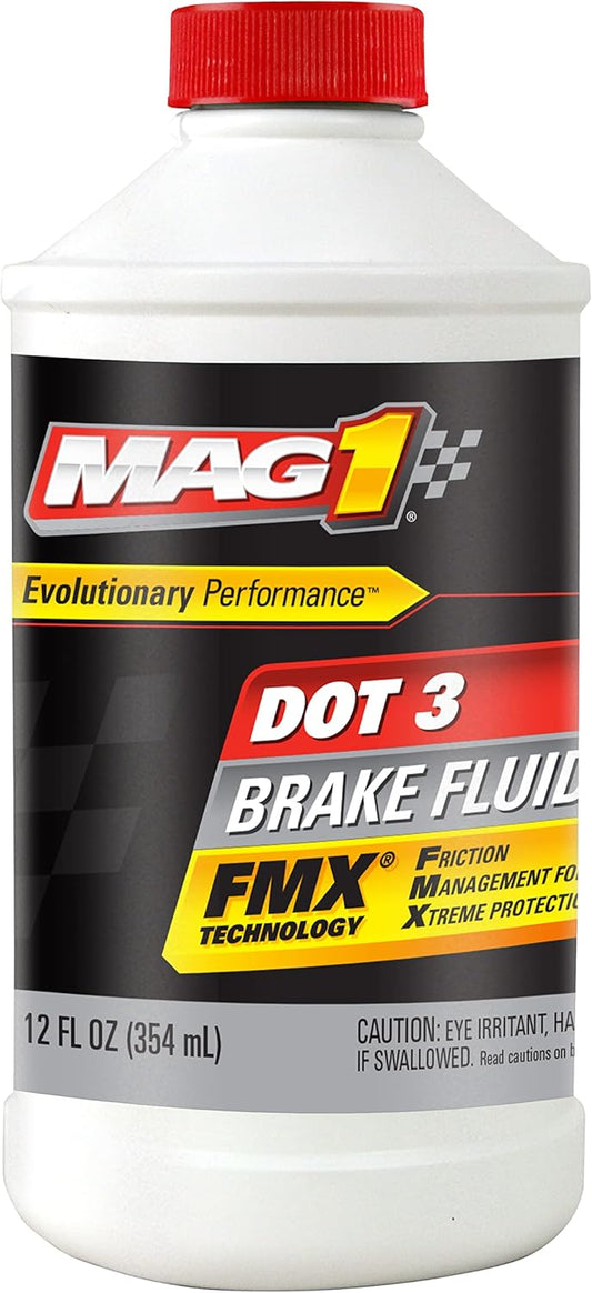 00122 DOT3 Brake Fluid - 12 Ounces