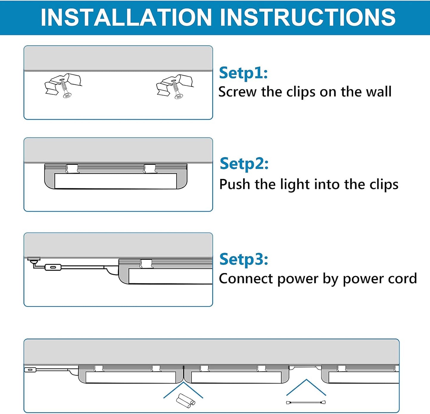 (20-Pack) 8ft LED Shop Light Fixture, 144W 18000LM 6000K, Cold White, U Shape, Clear Cover, Hight Output, Linkable Shop Lights, T8 LED Tube Lights, 8 LED shop lights for garage 8 foot with plug