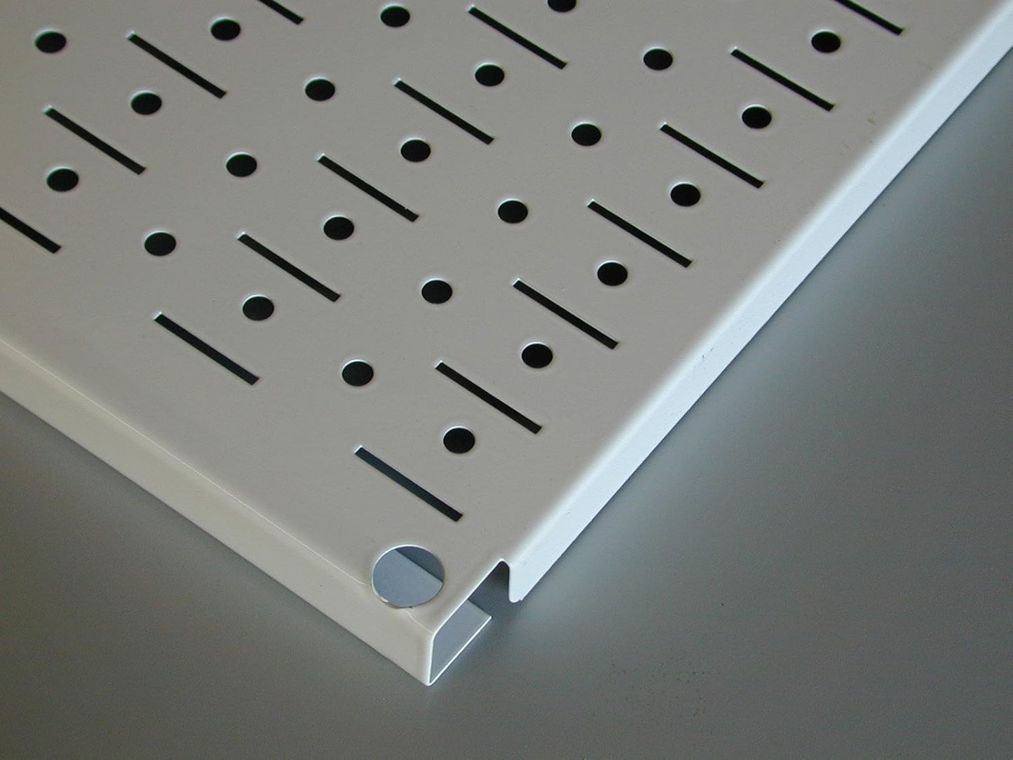 Wall Control Pegboard Organizer 4 ft. Metal Pegboard Standard Tool Storage Kit with Gray Toolboard and Blue Accessories