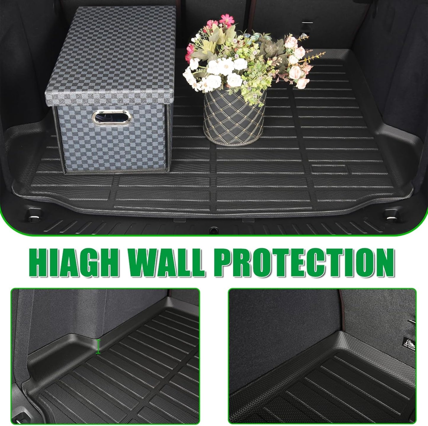 for Mercedes Benz GLC丨GLC 250丨GLC 300丨GLC 350e (Not for Coupe) Floor Mats 2016-2022,Car Mats for Mercedes Benz GLC 2016-2022 All Weather Anti-Slip Floor Mats Cargo Liner Accessories