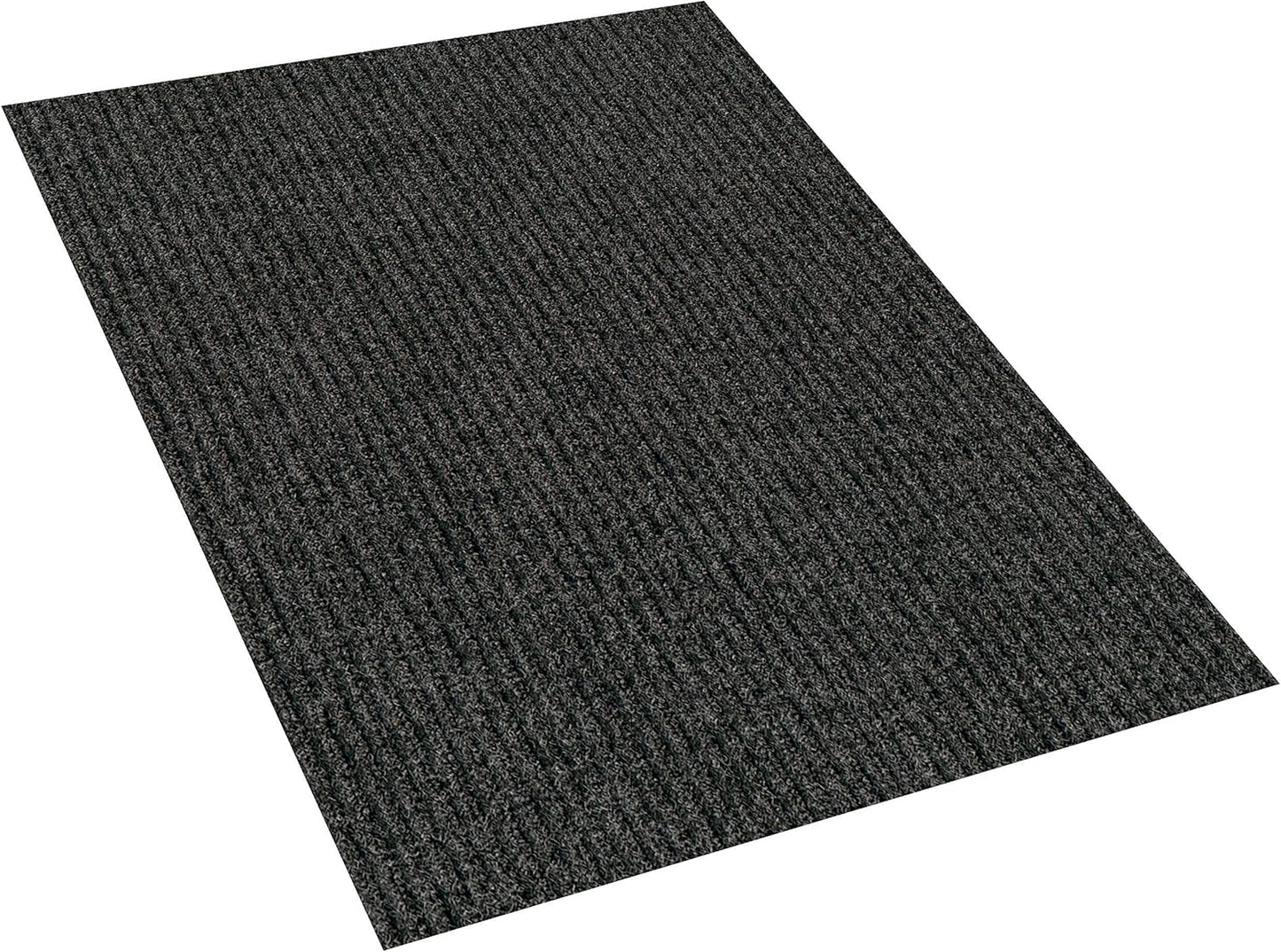 KOECKRITZ Heavy Duty Durable All Weather Indoor/Outdoor Non Slip Entrance Mat Rugs and Runners for Office Business Building Home Garage Front Door (6' x 13', Charcoal)