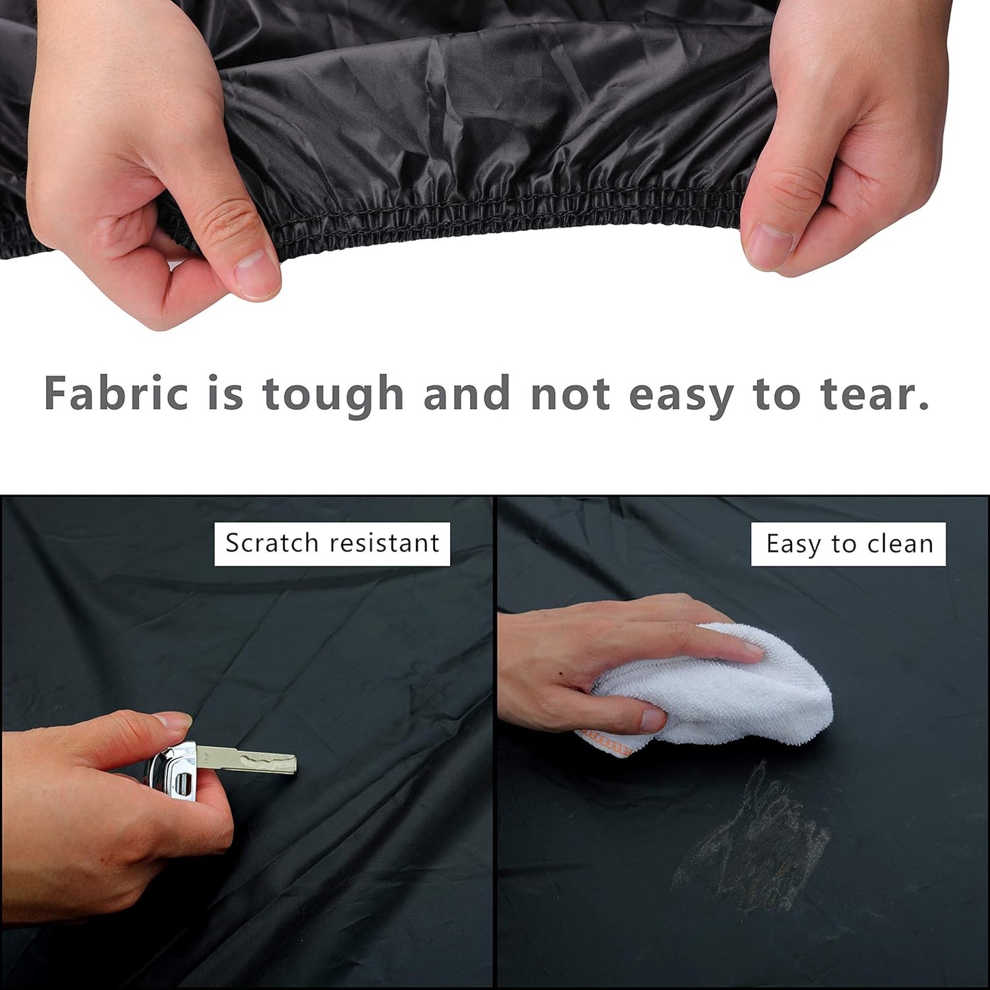 MORNYRAY Car Cover Waterproof All Weather Windproof Snowproof UV Protection Outdoor Indoor Full car Cover, Universal Fit for Sedan (Fit Sedan Length 186-193 inch)