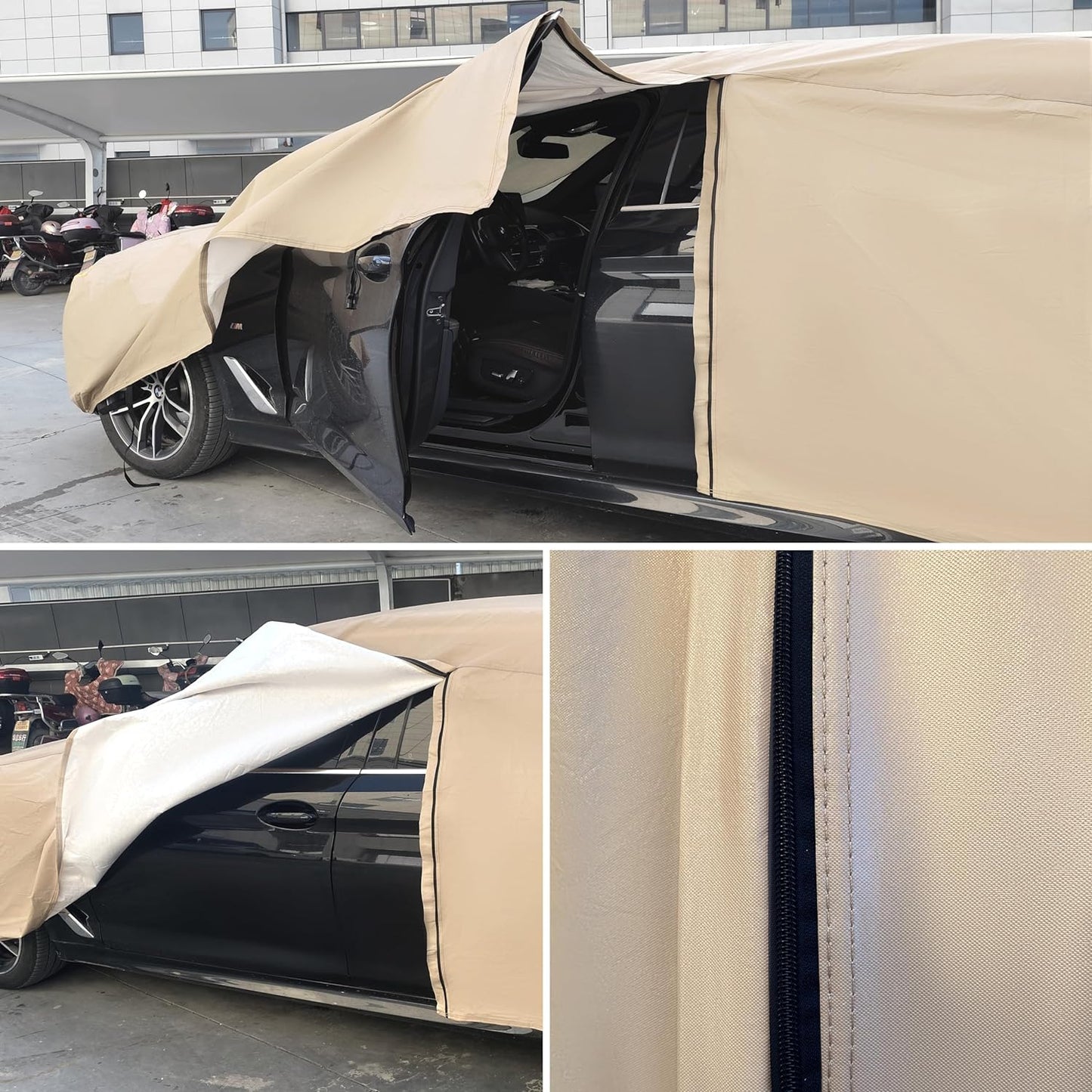 Heavy Duty Outdoor Car Cover Custom Fit for Chevy Silverado,Windproof All Weather Waterproof Sun Rain UV Dust Snow Protection Outdoor Car Covers